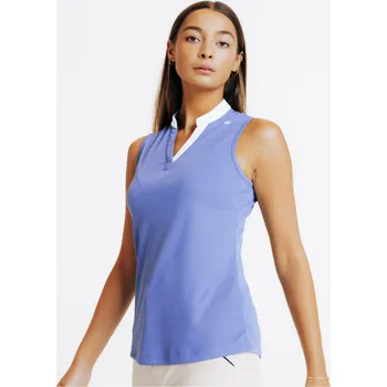 Pánské tričko FOUGANZA Dámské jezdecké tílko 500 Mesh 40 MODRÁ