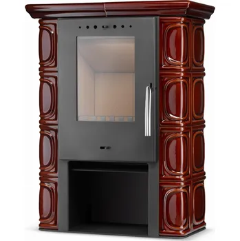 Krbová kamna 2energy Krbová kamna keramická 11kW ELDUR | hnědé