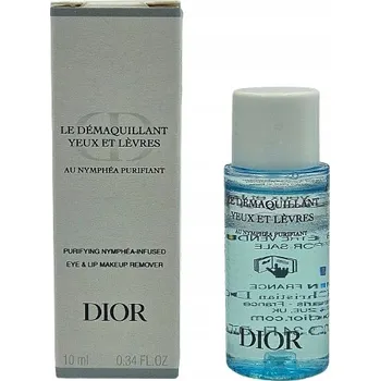Odličovač Dior Purifying Nymphea-Infused Eye & Lip Makeup Remover Dvoufázový odličovač očí a rtů 10 ml