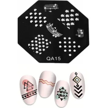 ŠABLONA NA RAZÍTKA NA NEHTY ZDOBENÍ HYBRIDNÍCH NEHTŮ PLÍŠEK VÝPRODEJ