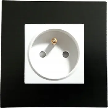 Elektrická zásuvka Černá Elektrická Zásuvka do zdi BSEED