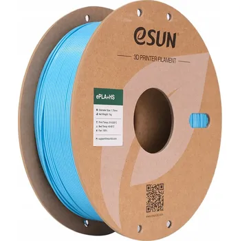 Filament ESun PLA+HS Filament modrá Space Blue 1.75mm 1kg papírová cívka