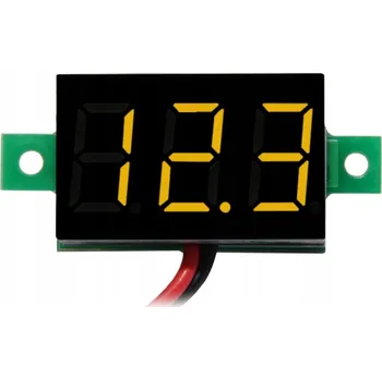 IP kamera Digitální voltmetr Veoz LED voltmetr