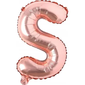 Balónek NAROZENINOVÁ DEKORACE BALÓN PÍSMENO S RŮŽOVÝ VELKÝ FÓLIOVÝ HELIUM VZDUCH 40 CM