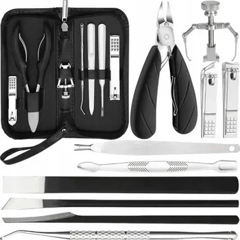 Nůžky na nehty a kůžičku SADA NŮŽEK NA NEHTY 8 V 1 PRO ZARŮSTAJÍCÍ NEHTY