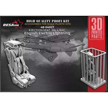 Plastikový model RESARM 1/48 BAC LIGHTNING II Mk.4 Ejection Seat