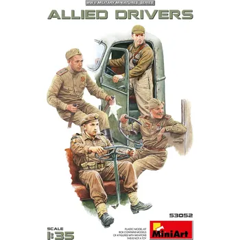 Plastikový model Miniart 1/35 Allied Drivers (4 fig.)
