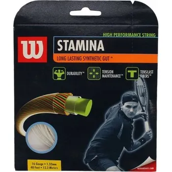 Struna na výplet tenisové rakety VÝPLET NA TENIS WILSON STAMINA 1,30 mm 12 m