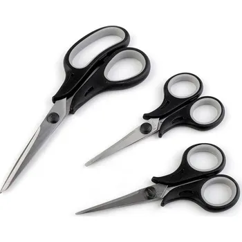 Krejčovské nůžky Nůžky sada 3 ks, barva 2 šedá