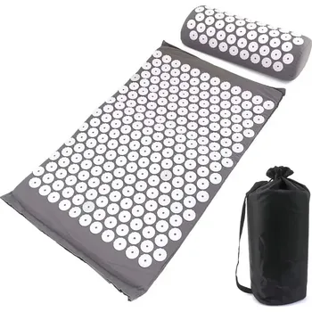 Masážní přístroj Masážní polštářek na jógu - šedý set