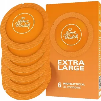 Kondom TENKÉ DELIKÁTNÍ KONDOMY LOVE MATCH 6 KS
