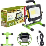 LED reflektor aku/230V Procraft LP20, bez aku