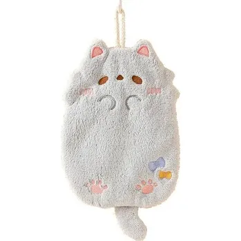 Roztomilý dětský ručník s tanuki motivem | dětská osuška - Šedá