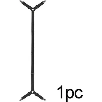 Prostěradlo Držák prostěradla s upínacími pásky | Upínací spony na matrace - černý