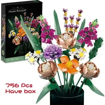 ostatní stavebnice Romantická orchidej stavebnice pro dívky a ženy - A