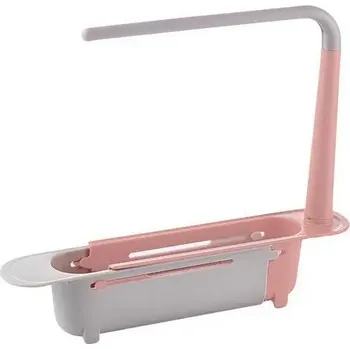 Teleskopický držák na houbičky | kuchyňský organizér - 1ks červená