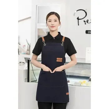 Kuchyňská zástěra Kuchyňská zástěra s kapsami | ochrana při grilován - 1ks tmavě modrá