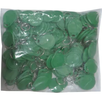 Přívěsek Na Klíče - 100 kusů Unikátní ID 125kHz EM4100 - zelená