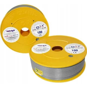 elektrický kabel Kabel LGY/H05V-K 0,75 mm2 100 m Šedý