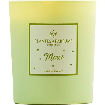 Svíčka Plantes et Parfums de Provence Merci Vonná svíčka, 180 g