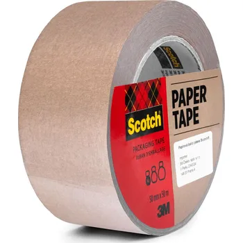 Lepicí páska 3M Scotch® papírová balicí páska hnědá, 50mm × 50m