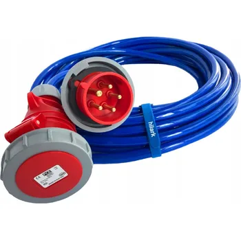 Napájecí kabel Prodlužovací Kabel zahradní, jednoduchý Hilark 2 m 1 ks zásuvka modrý