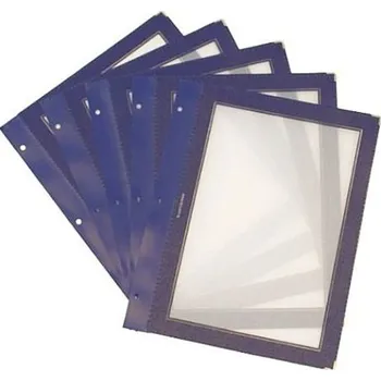 SECURIT Sada vložek Wood Line A4 - modrá MC-WIA4-BU