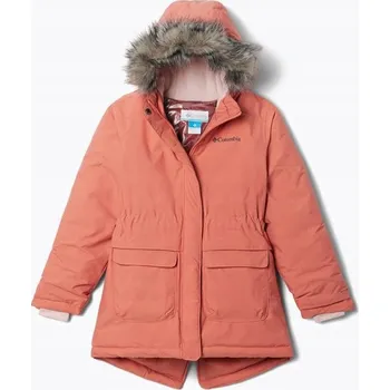 Dívčí bunda Dětská péřová bunda Columbia Nordic Strider faded peach heather XL