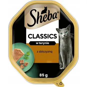 Krmivo pro kočku Sheba Classics mokré krmivo pro kočky zvěřina v terině, vanička 85 g