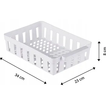 Úložný box ORGANIZÉR DO LEDNIČKY ORGANIZÉR DO SKŘÍNĚ KOŠ NA SKLADOVÁNÍ RUCO x2