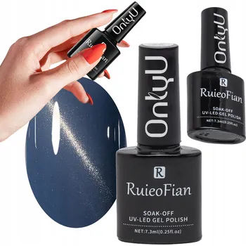 Lak na nehty HLUBOKÝ GRANÁTOVÝ HYBRIDNÍ LAK NA NEHTY S LESKEM UV LAK /L152