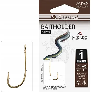 Rybářský háček Návazec MIKADO HÁČKY Sensual Baitholder vel. 1/0