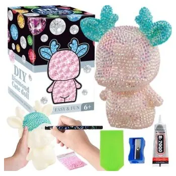 Set školních potřeb Zestaw kreatywny do wyklejenia z diamencików MIX