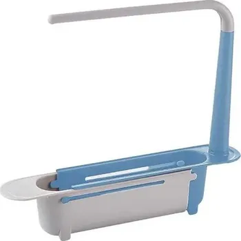 Teleskopický držák na houbičky | kuchyňský organizér - 1ks modrá