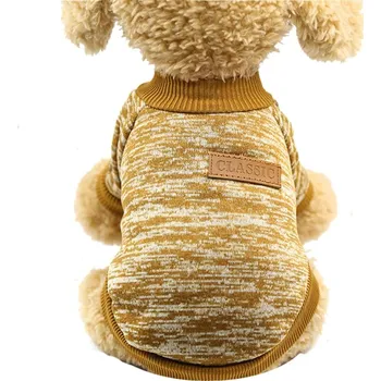 Obleček pro psa Teplé zimní oblečení pro malé psy a kočky - Khaki,L