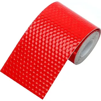 Reflexní páska samolepící - na oblečení, kolo atp., délka 3 m, šířka 5 cm - červená