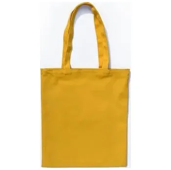 Nákupní taška Dámská plátěná nákupní ramenní ekologická taška | módní tašky - Žluť