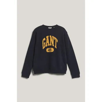 Dívčí mikina MIKINA GANT 49 ARCH RELAXED C-NECK EVENING BLUE