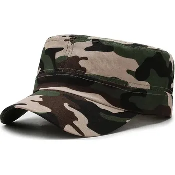 Kšiltovka Maskáčová letní kšiltovka pro muže | sportovní čepice - Khaki kamufláž