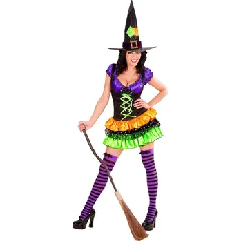 Karnevalový kostým Dámský kostým parádní čarodějnice - XS
