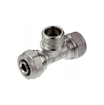 rozdělovač topení T-ROZDĚLOVAČ PEX ŠROUBOVACÍ 16x3/4"x16 ALUPEX VNĚJŠÍ ZÁVIT