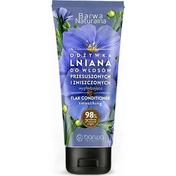 Barwa, Prírodný vyhladzujúci kondicionér s ľanovými semienkami na suché a poškodené vlasy 200ml