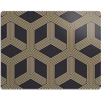 Miska pro psa Podložka misky Pro kočky s geometrickým vzorem 90x60