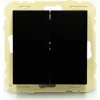 vypínač Dvojitý vypínač Klasik Efapel černý 90061