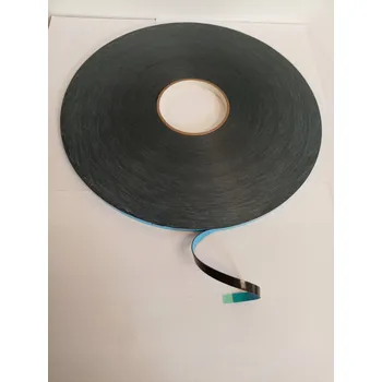 Lepicí páska Oboustranná lepicí páska samolepicí pěnová montážní černá 7mm/66m 0.8