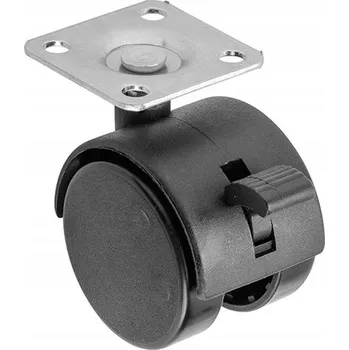 Nábytkové kování GTV NÁBYTKOVÉ KOLEČKO 40MM NOSNOST 18KG S BRZDOU