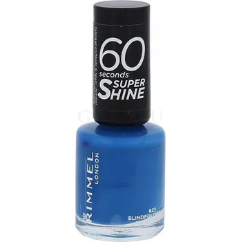 Lak na nehty Rimmel Lak na nehty 60 Seconds 823 Blinfold Me Blue 8 ml