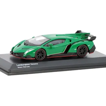 autíčko Lamborghini Veneno zelená 1:64 - Kyosho Lamborghini Veneno - kovový model auta