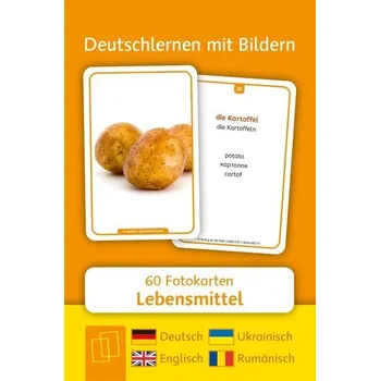 Německý jazyk Lebensmittel - Deutsch, Englisch, Ukrainisch und Rumänisch