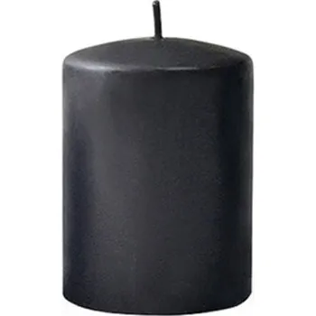 Svíčka Świeca CLASSIC CANDLES Walec mały 7xh10cm parafinowa czarna